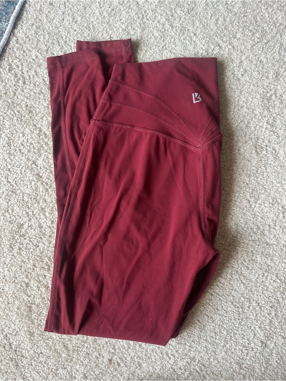 BuffBunny Maroon Legacy Brushed Soft Leggings